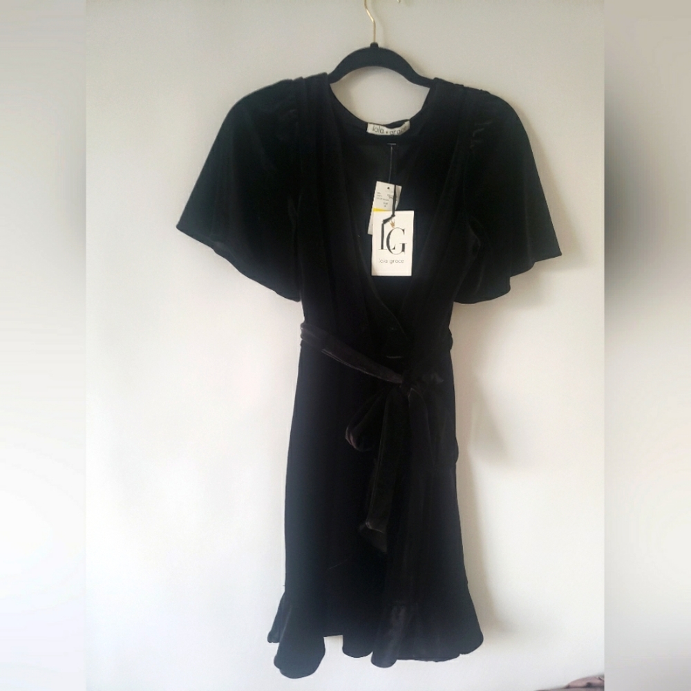 Black Above Knee Length Dress